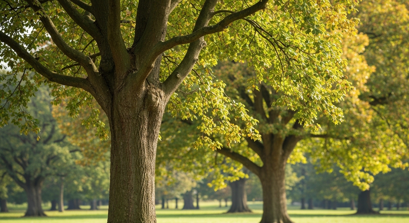 Drie FDM 3D-printers op een werkbank met kleurrijke geprinte objecten ervoor uitgestald